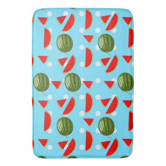 Tapis De Bain Pastèque avec tranche (devant Vertical)