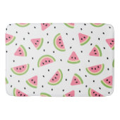 Tapis De Bain Pastèque rose, Graines de pastèque, Motif d'été (Devant)