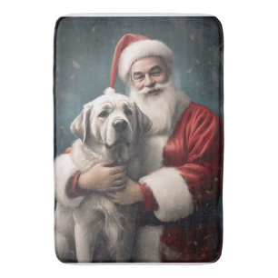 Tapis De Bain Pasteur anatolien avec Noël du Père Noël