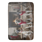 Tapis De Bain Pasteur anatolien près de la cheminée Noël (devant Vertical)