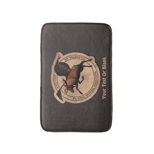 Tapis De Bain Patch Flying Moose Aviation (Devant (Vertical))