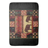 Tapis De Bain Patchwork africain (devant Vertical)