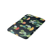 Tapis De Bain Patchwork Cactus Plantes Motif sans couture (Angle)