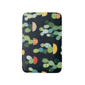 Tapis De Bain Patchwork Cactus Plantes Motif sans couture (Devant (Vertical))