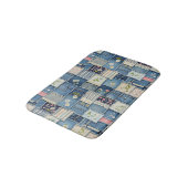 Tapis De Bain Patchwork Denim (Angle)