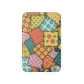 Tapis De Bain Patchwork Eclectique : Mélange Motif Diverse (Devant (Vertical))