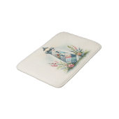 Tapis De Bain Patchwork Lighthouse Coastal Floral Scene (Angle)