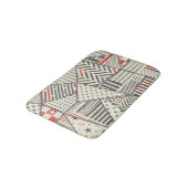 Tapis De Bain Patchwork rétro : Conception géométrique Abstraite (Angle)
