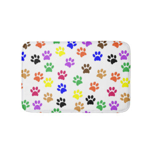 Tapis De Bain Pâtes colorées Motif Amoureux des chiens Animal