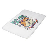 Tapis De Bain Patinage de chat Miaou (Angle)