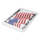 Tapis De Bain patriote américain (Angle)