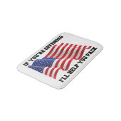 Tapis De Bain patriote américain (Angle)