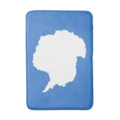 Tapis De Bain Patriotic Antarctica Flag (Devant (Vertical))