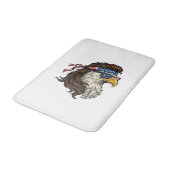 Tapis De Bain Patriotic Eagle Mullet Vintage Engraving Vector De (Angle)