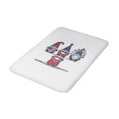 Tapis De Bain Patriotic Gnome Trio Vintage Vector Design_1 (Angle)