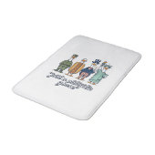 Tapis De Bain Patriotic Goose Lineup Vintage Vector Shirt_1 (Angle)