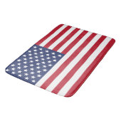Tapis de bain patriotique de drapeau américain (Angle)