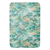 Tapis De Bain Pattern Boho Bananas Leaves (devant Vertical)