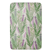 Tapis De Bain Pattern Fresh Lavender Flowers (devant Vertical)
