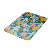 Tapis De Bain Pattern tropical hibiscus (Angle)