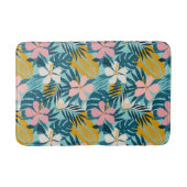 Tapis De Bain Pattern tropical hibiscus (Devant)