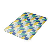 Tapis De Bain Patters bleus (Angle)