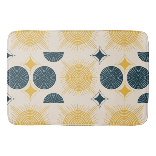Tapis De Bain Patters de Boho Celestial (Devant)
