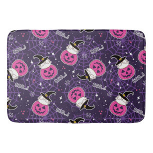 Tapis De Bain Patters de Cute Cats et Pumkins
