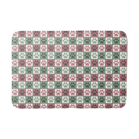 Tapis De Bain Patters de Red and Green (Devant)