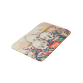 Tapis De Bain Paul Cezanne - Aquarelle à trois crânes (Angle)