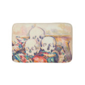 Tapis De Bain Paul Cezanne - Aquarelle à trois crânes (Devant)