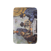 Tapis De Bain Paul Cezanne - Les Joueurs De Cartes (Devant (Vertical))