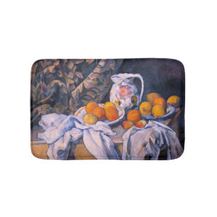Tapis De Bain Paul Cezanne - Nature morte au rideau