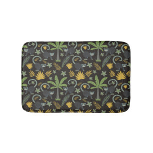 Tapis De Bain Paume de singe motif sans soudure