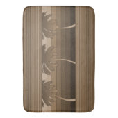 Tapis De Bain Paumes hawaïennes de Hilo barrées (devant Vertical)