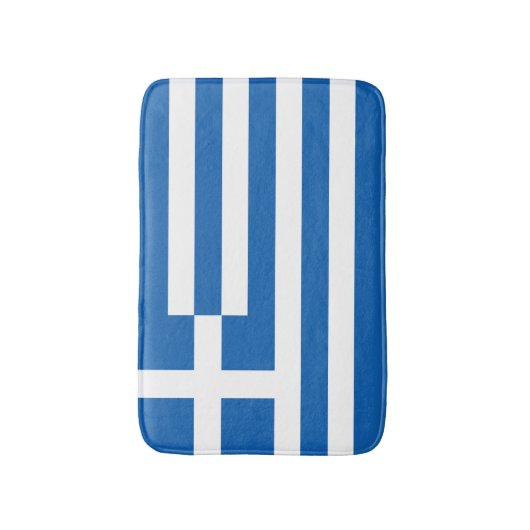 Tapis De Bain pavillon de la Grèce (Devant (Vertical))