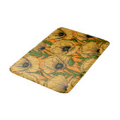 Tapis De Bain Pavot jaune (Angle)
