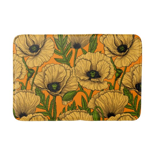 Tapis De Bain Pavot jaune (Devant)