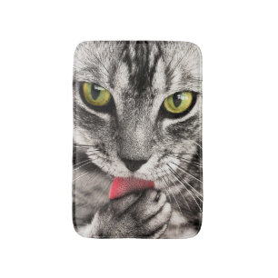 Tapis De Bain Paw de cueillette de chat Tabby