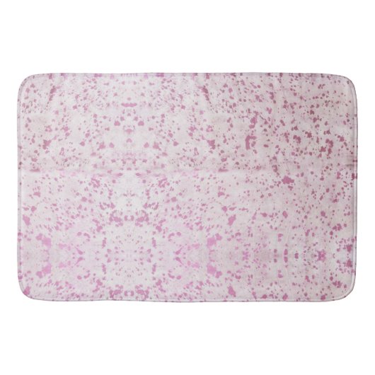 Tapis De Bain Pays de la vache blanche et rose Ouest (Devant)