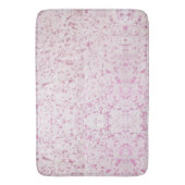 Tapis De Bain Pays de la vache blanche et rose Ouest (devant Vertical)