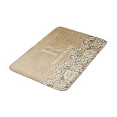 Tapis De Bain Pays de l'Ouest rotule rustique et dentelle Famill (Angle)