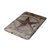 Tapis De Bain Pays occidental rustique Primitif Texas Star (Angle)