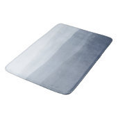 Tapis De Bain Paysage Abstrait bleu-gris paisible (Angle)