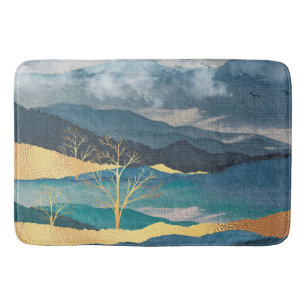 Tapis De Bain Paysage Abstrait bon accent