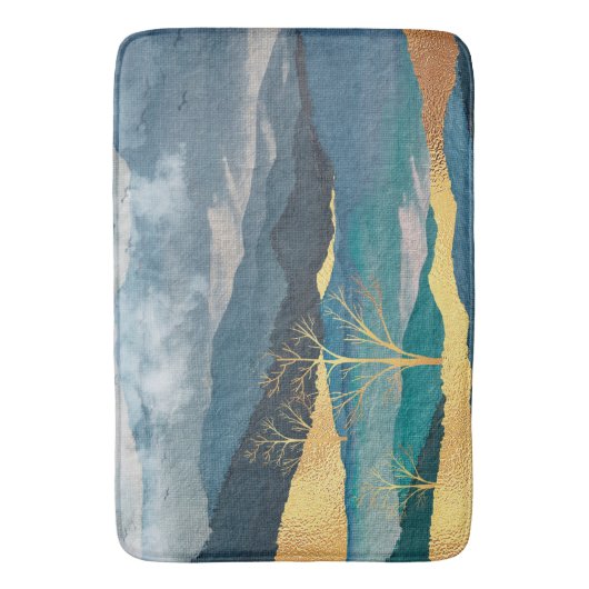 Tapis De Bain Paysage Abstrait bon accent (devant Vertical)
