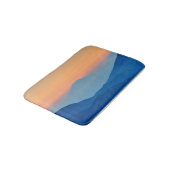 Tapis De Bain Paysage Abstrait de Sunset Mountain (Angle)