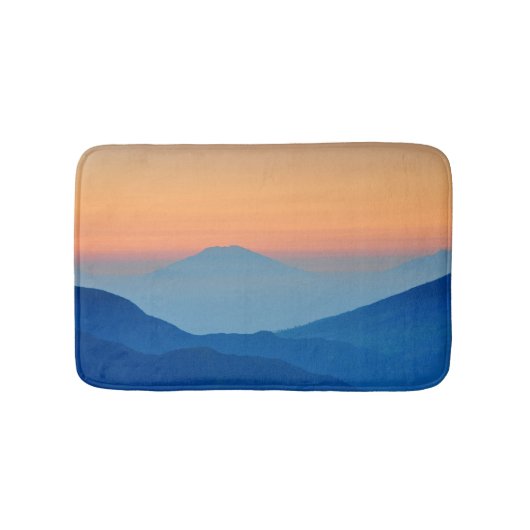 Tapis De Bain Paysage Abstrait de Sunset Mountain (Devant)