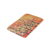 Tapis De Bain Paysage Abstrait moderne brûlé orange (Angle)