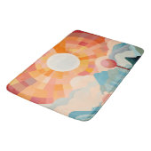 Tapis De Bain Paysage Abstrait Sun Rays (Angle)